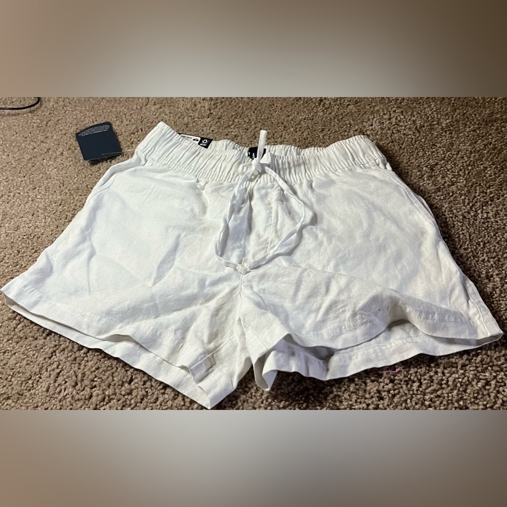 Gap XS extra small white cotton shorts, NWT